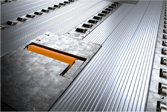 Powered cargo roller system image